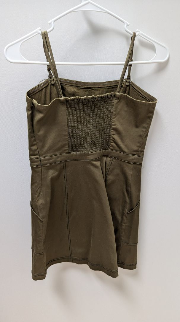 Urban Outfitters Dark Green Casual Cargo Dress