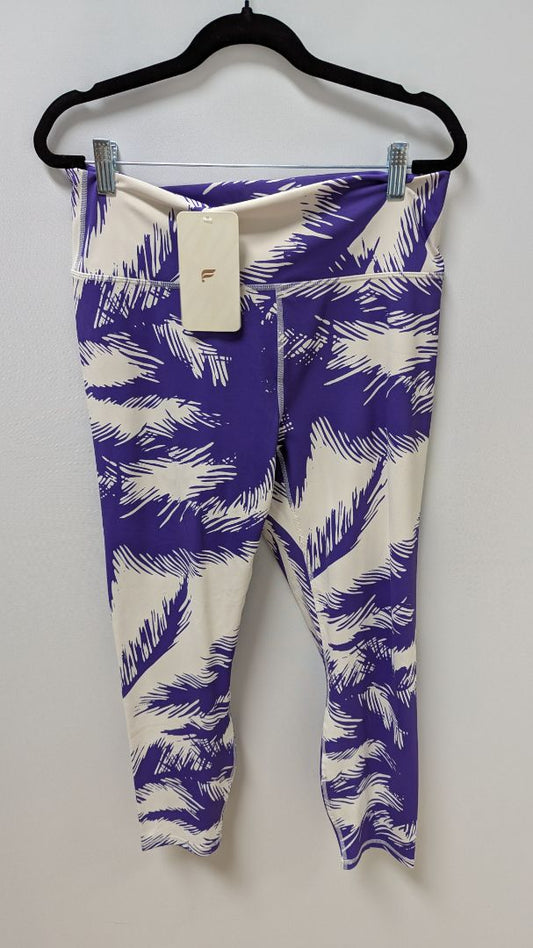 PureLuxe by Fabletics Purple/White High-Waist Printed Leggings
