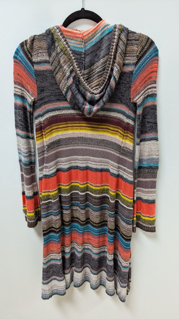 Free People Multicolor Striped Knit Cardigan