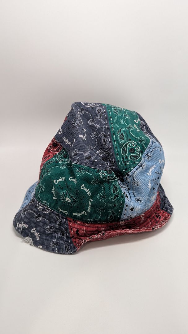 Cookies Multicolor Bandana Print Bucket Hat