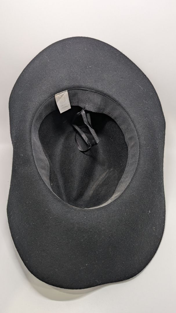 Free Press Black Floppy Brim Wool Hat