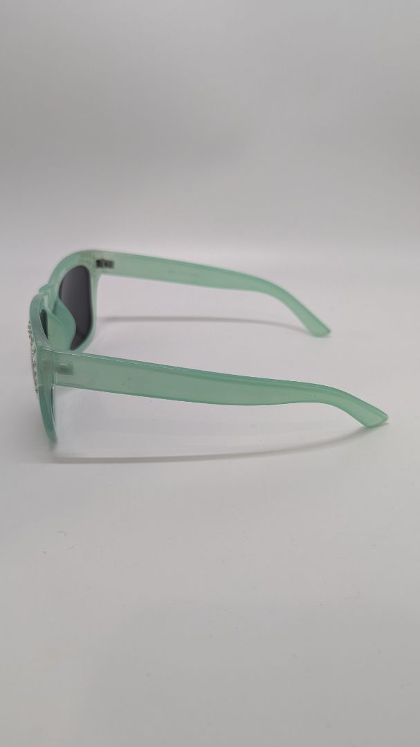 Light Green Sequinned Sunglasses