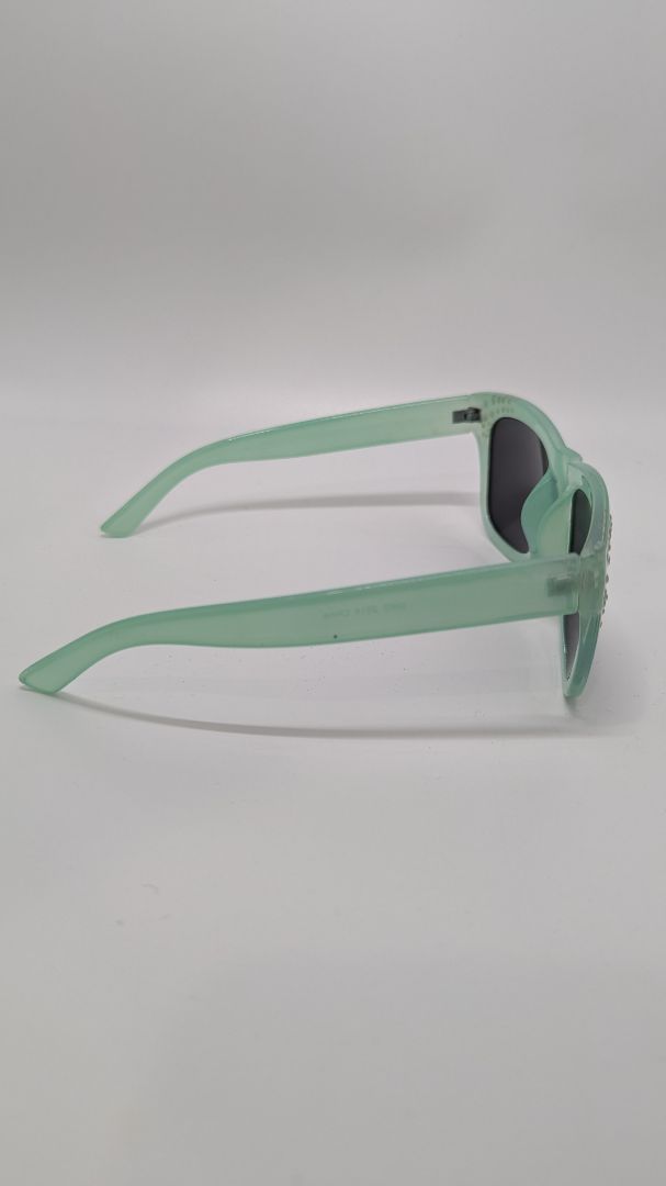 Light Green Sequinned Sunglasses