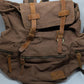 Augur Jans Brown 100% Cotton Canvas Backpack