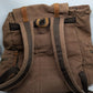 Augur Jans Brown 100% Cotton Canvas Backpack