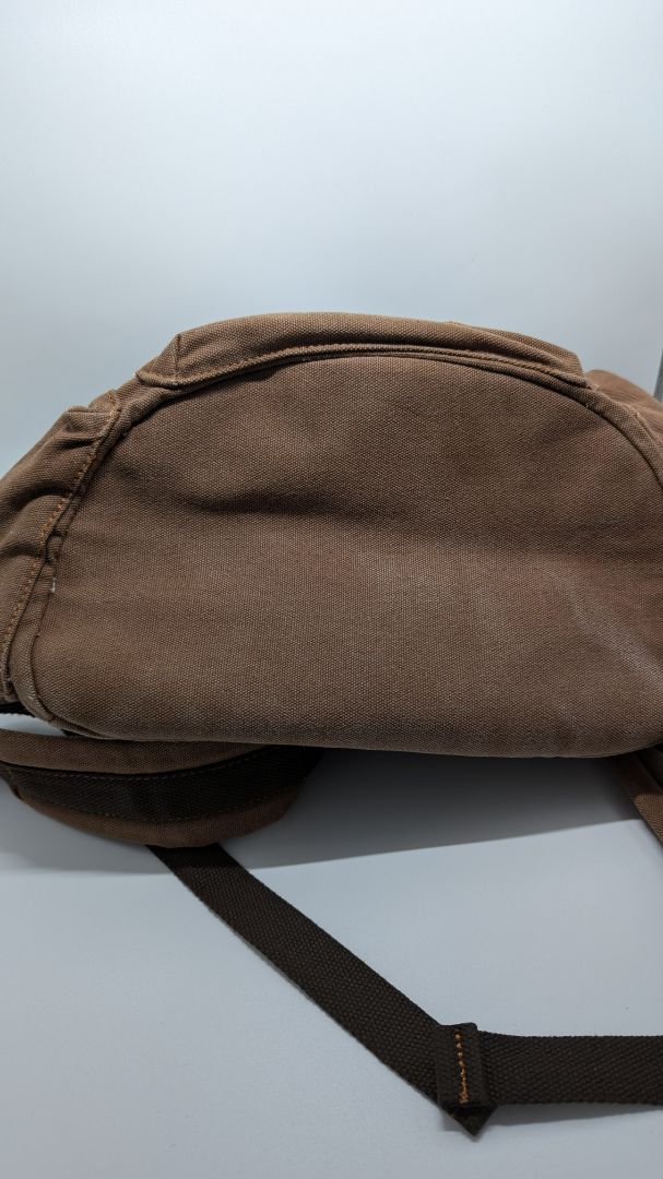 Augur Jans Brown 100% Cotton Canvas Backpack