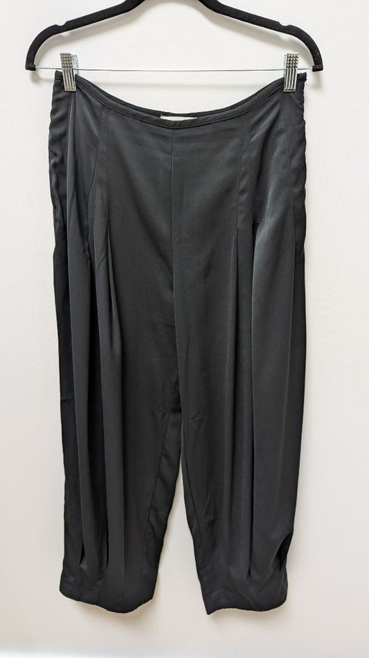 I by Anthropologie Black Pleated Harem-Style Slacks Pants