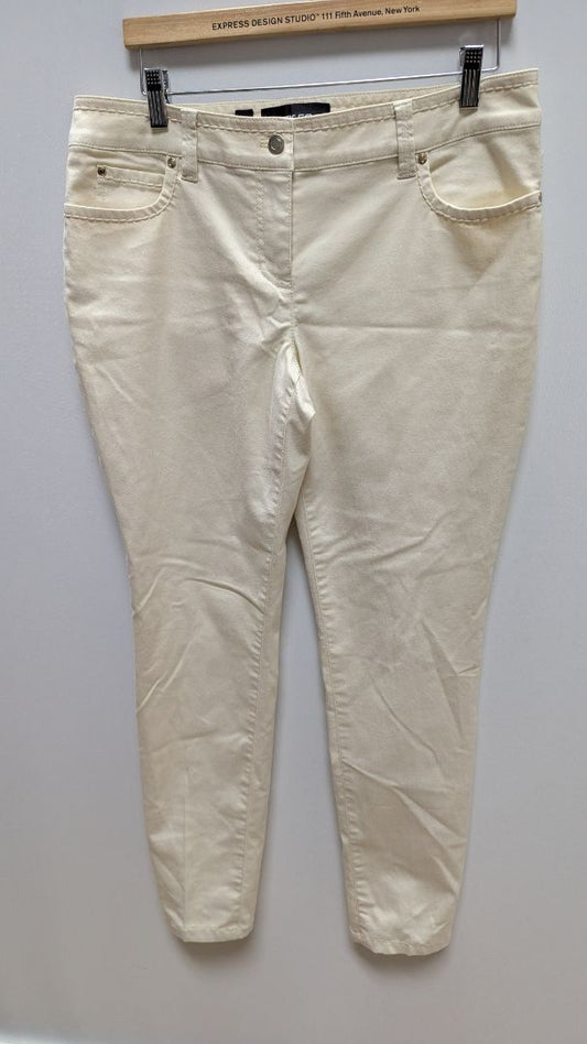 per se by Carlisle Beige Straight Jeans