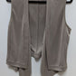 BCBGMAXAZRIA Grey Open-Front Vest