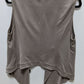 BCBGMAXAZRIA Grey Open-Front Vest