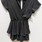 Altar'd State Black Flutter Romper