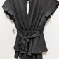 Altar'd State Black Flutter Romper