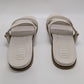 Sperry Ivory/Silver Plushwave 2-Strap Sandals