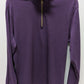 Robert Graham Men's Purple Quarter-Zip Pullover Sweater
