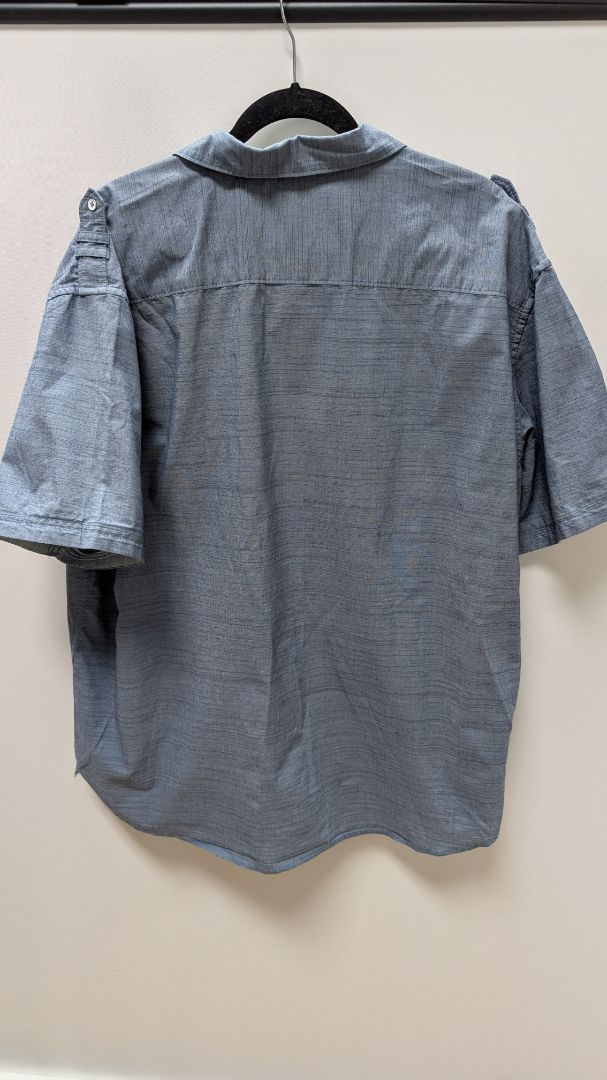 paper denim & cloth Blue Striped Button-Down Shirt