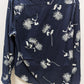 H&M Navy/White Floral "Regular Fit" Button-Down Blouse