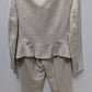 Tootsies Vintage Light Beige Zippered Blazer & Pants Suit Set