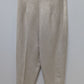 Tootsies Vintage Light Beige Zippered Blazer & Pants Suit Set