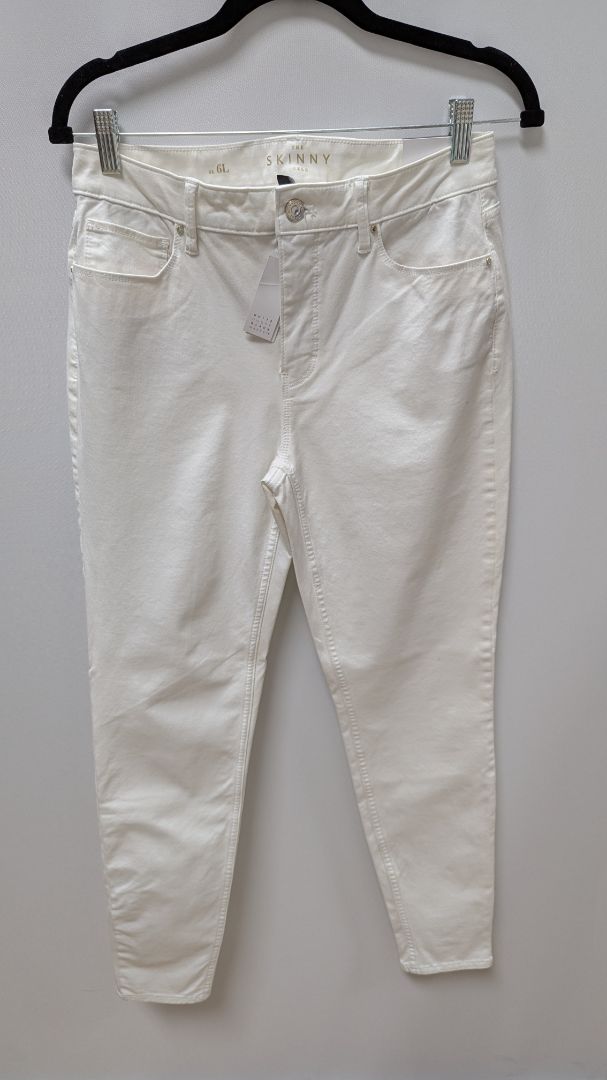White House Black Market White HR Sculpt Skinny Ankle Jeans