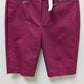 Ann Taylor Midnight Orchid Comfort Stretch 12" Bermuda Short