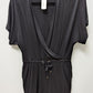 Soma Intimates Black Short-Sleeve Knit Romper
