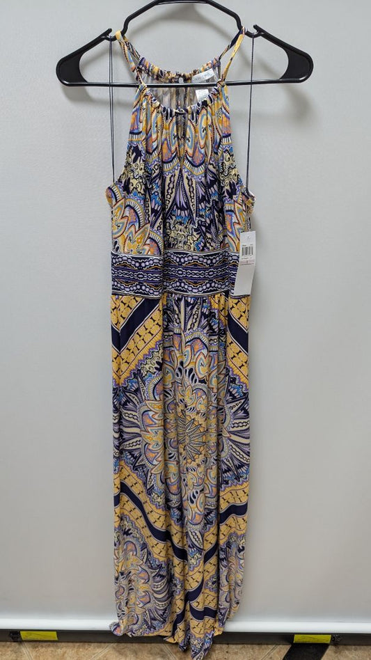 London Times Multicolor Paisley Printed Maxi Dress
