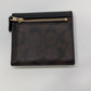 Coach Black/Brown Trifold CE930 Imaa8 Wallet