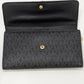 Michael Kors Black Large Trifold Wallet