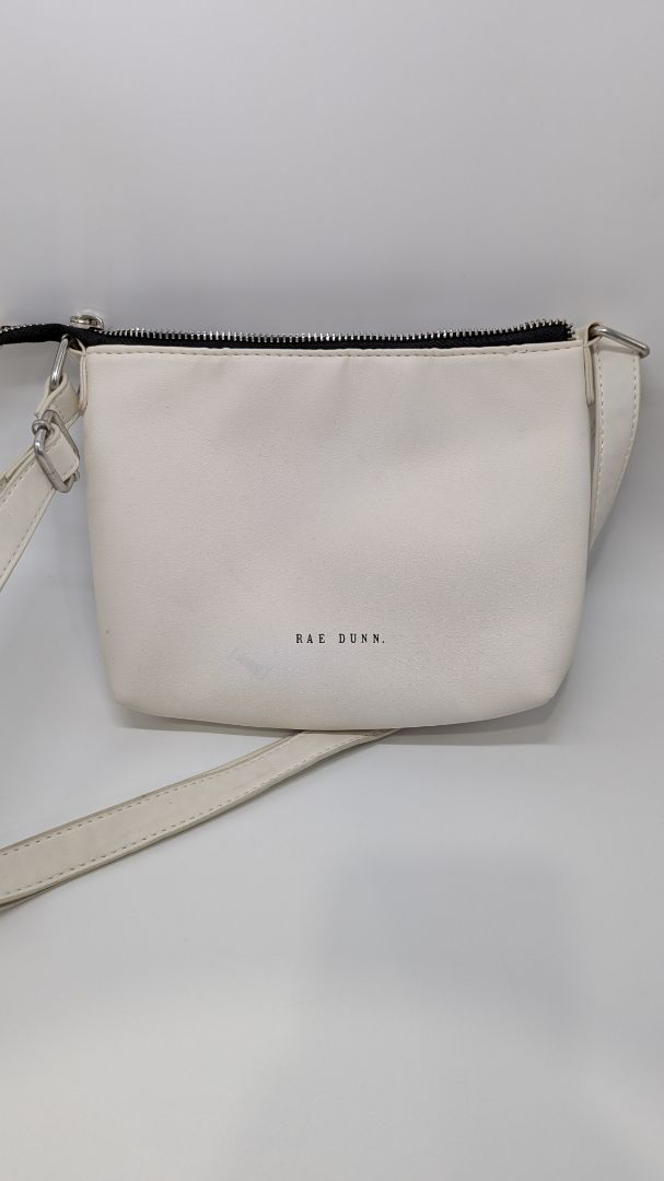 Rae Dunn Ivory Faux-Leather "Love" Crossbody Purse