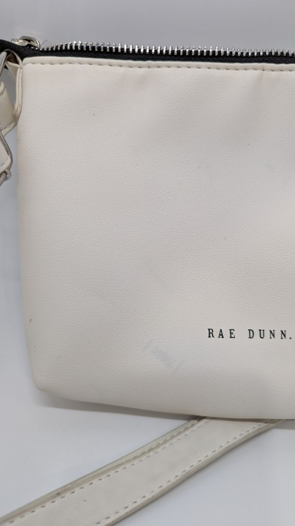 Rae Dunn Ivory Faux-Leather "Love" Crossbody Purse