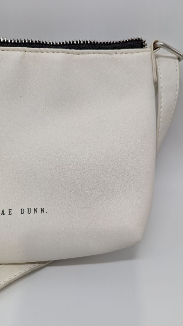 Rae Dunn Ivory Faux-Leather "Love" Crossbody Purse