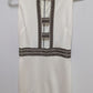 Bebe Ivory Embellished Cage Cocktail Dress