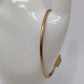 Vince Camuto Gold/Red Crystal-End Open Bangle Bracelet