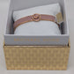 Michael Kors Pink/Dusty Gold Stainless Steel Bracelet