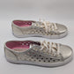 Keds x Kate Spade Silver Heart Kickstart Sneakers