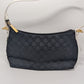 St. John Black/White/Gold Shoulder Bag Purse