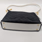 St. John Black/White/Gold Shoulder Bag Purse