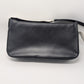 Montblanc Black/White Leather Hobo Shoulder Bag Purse