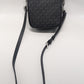 Michael Kors Black Medium Jet-Set Signature Crossbody Purse