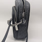 Michael Kors Black Medium Jet-Set Signature Crossbody Purse