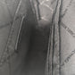 Michael Kors Black Medium Jet-Set Signature Crossbody Purse