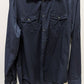 Calvin Klein Navy Men's Striped Button-Down Shirt