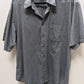 Van Heusen Grey "Wrinkle Free" Short-Sleeve Button-Down Shirt
