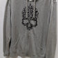 Oakley Grey/Black Skull Graphic Zippered Jacket