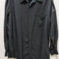 claiborne Black Long-Sleeve Linen Button-Down Blouse