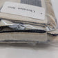 Christian Dior Navy Fringed Logo Wrap Scarf
