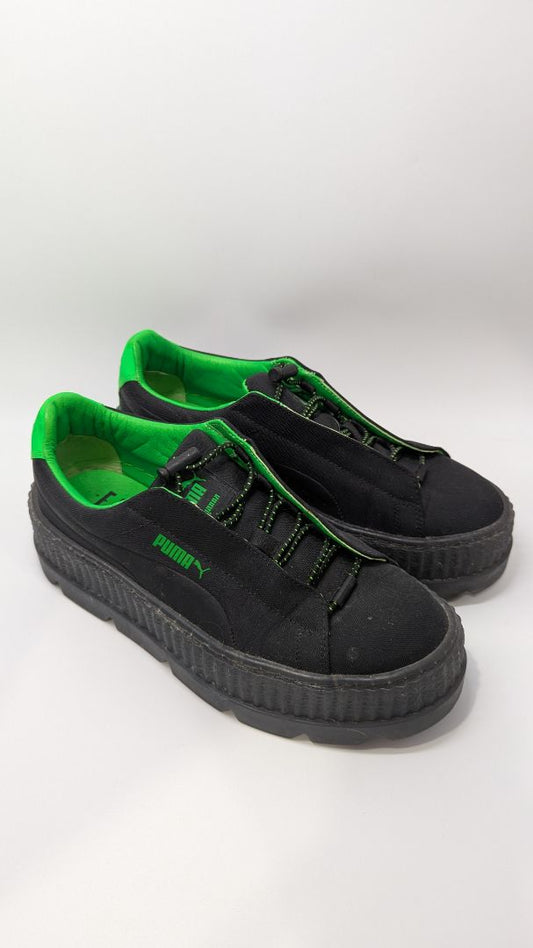 Puma x Fenty Rihanna Black/Green Creeper Sneaker