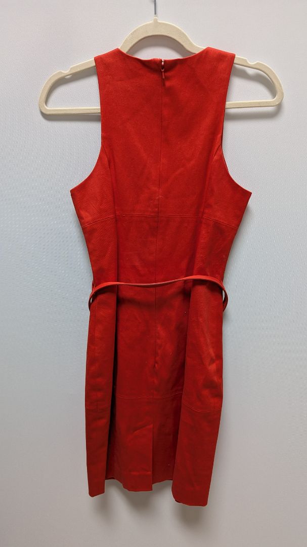 French Connection Sierra Orange Belted Dress
