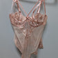 Dreamgirl Light Pink Lace Lingerie Bodysuit