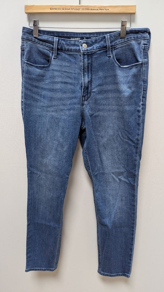 Old Navy Medium Wash High-Rise Wow Super-Skinny Jeans